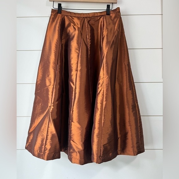 Alfred‎ Angelo copper taffeta skirt with back zipper. Size XS. - Picture 1 of 2